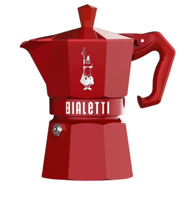 rote bialetti espressokocher