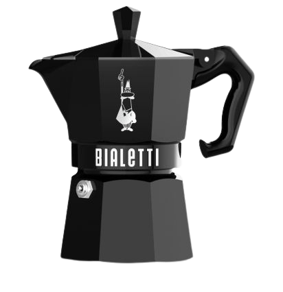 schwarze bialetti espressokocher