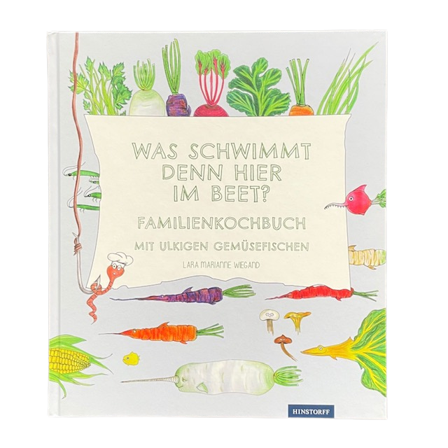 Familienkochbuch mit aussergewöhnlichen Rezeptenin welchem das Gemüse, Fische sind.