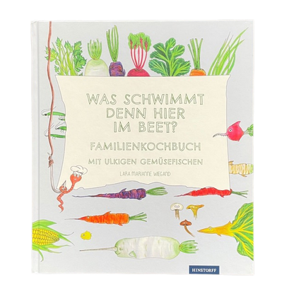 Familienkochbuch mit aussergewöhnlichen Rezeptenin welchem das Gemüse, Fische sind.