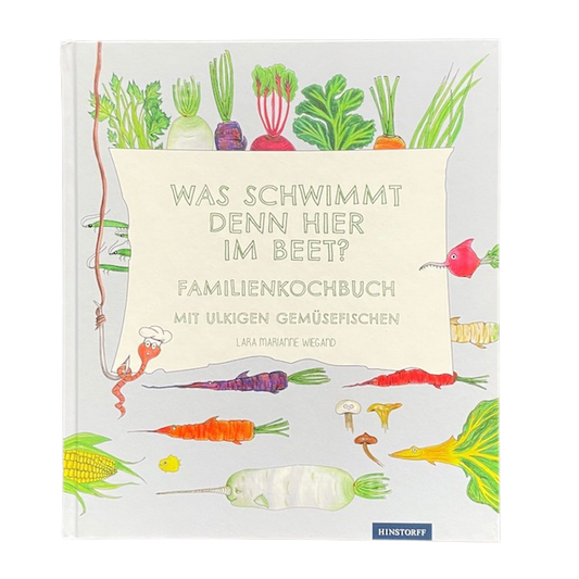 Familienkochbuch mit aussergewöhnlichen Rezeptenin welchem das Gemüse, Fische sind.