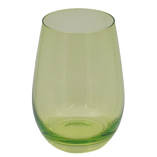 trinkglas in grün